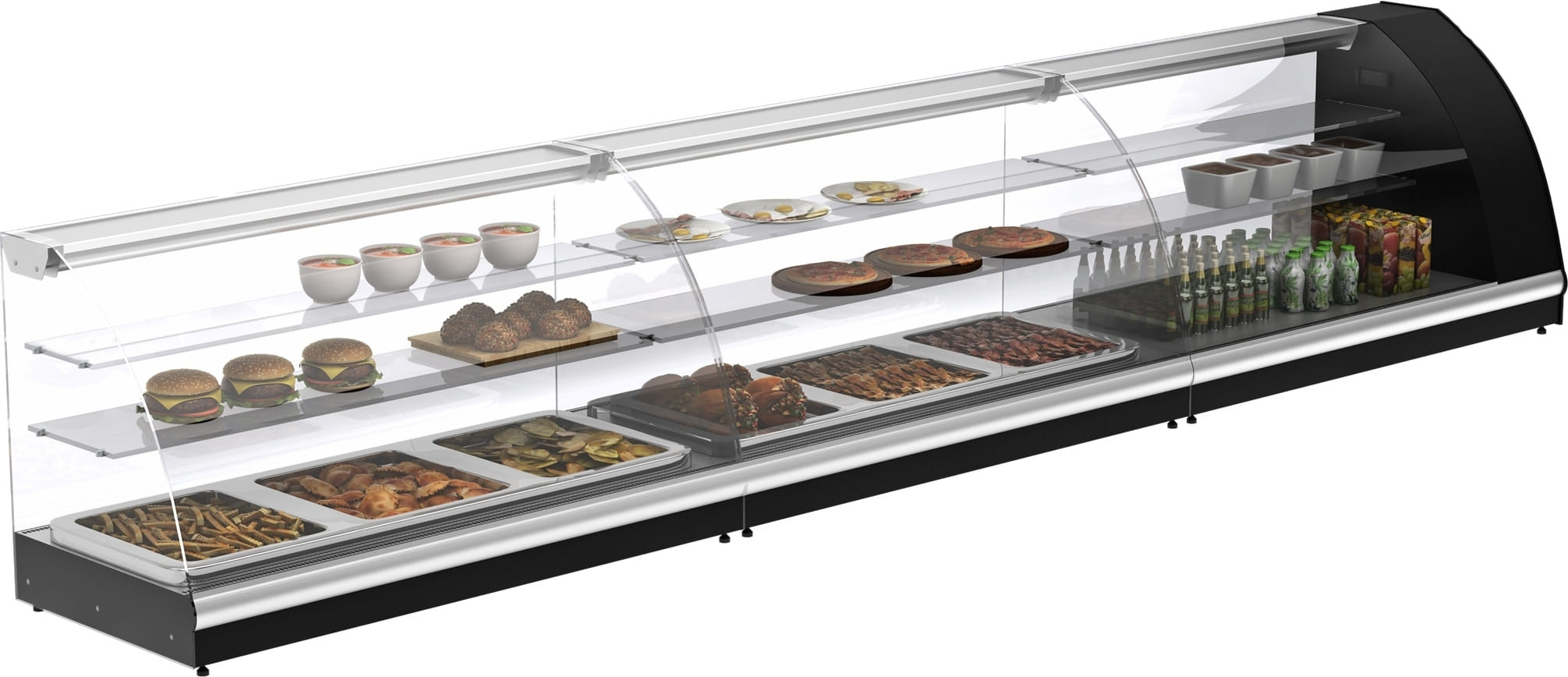 Холодильная витрина CARBOMA ВХС-1,2 Арго XL (A57 VM 1,2-1) - 1