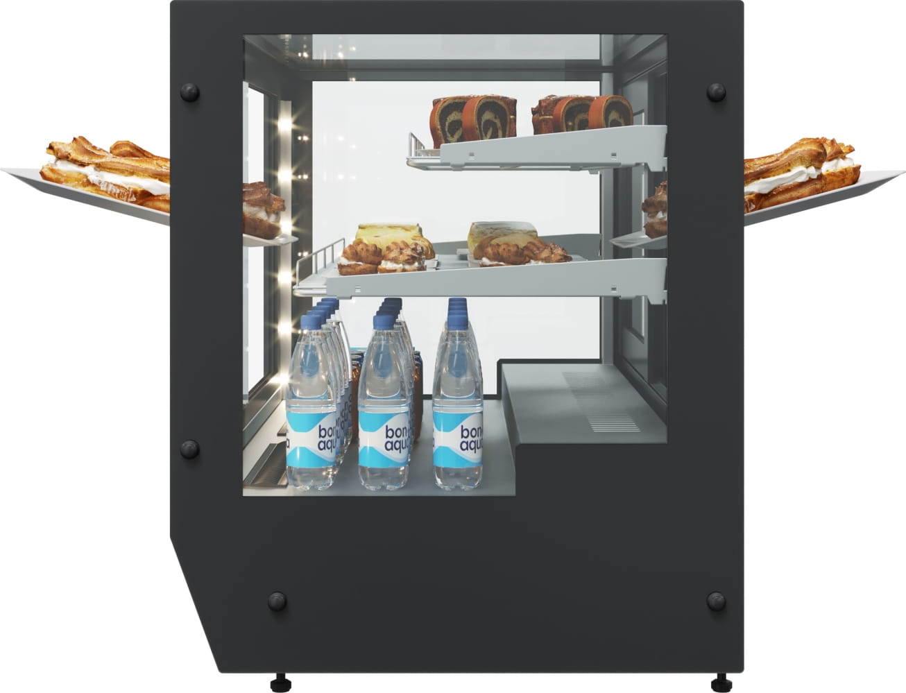 Холодильная витрина CARBOMA AMRA SLIDER AC59 VM 1,2-1 - 2