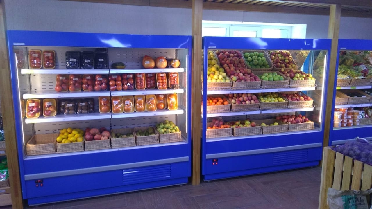 Холодильная горка CARBOMA CUBE STANDARD FC20-08 VV 2,5-1 X5 - 10