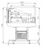 Холодильная витрина CARBOMA FUDZI PF11-13 VM 1.25-2 9006 (правый модуль)