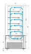 Кондитерская витрина CARBOMA COSMO KC71-150 VV 0,9-1