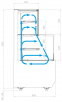 Кондитерская витрина CARBOMA CUBE 2 COMBI KC70 VV/VV 1,3-2-1 2.0 (боковины-ступеньки)