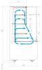 Кондитерская витрина CARBOMA CUBE 2 COMBI KC70 VV/VV 0,6-2-1 2.0 (прямые боковины)
