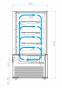 Кондитерская витрина CARBOMA COSMO KC78-130 VV 1,2-2 (self)