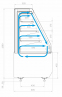 Холодильная горка CARBOMA CUBE 2 STANDARD KC70 VM 0,6-2 2.0