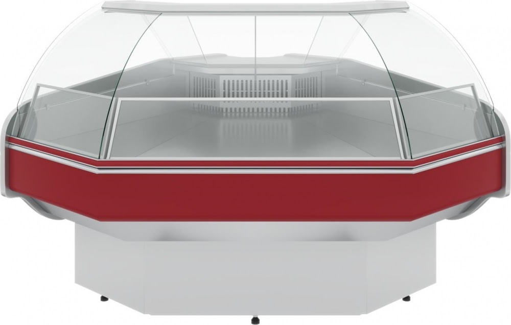 Холодильная витрина CARBOMA ATRIUM G120 VV-5 (внешний угол)