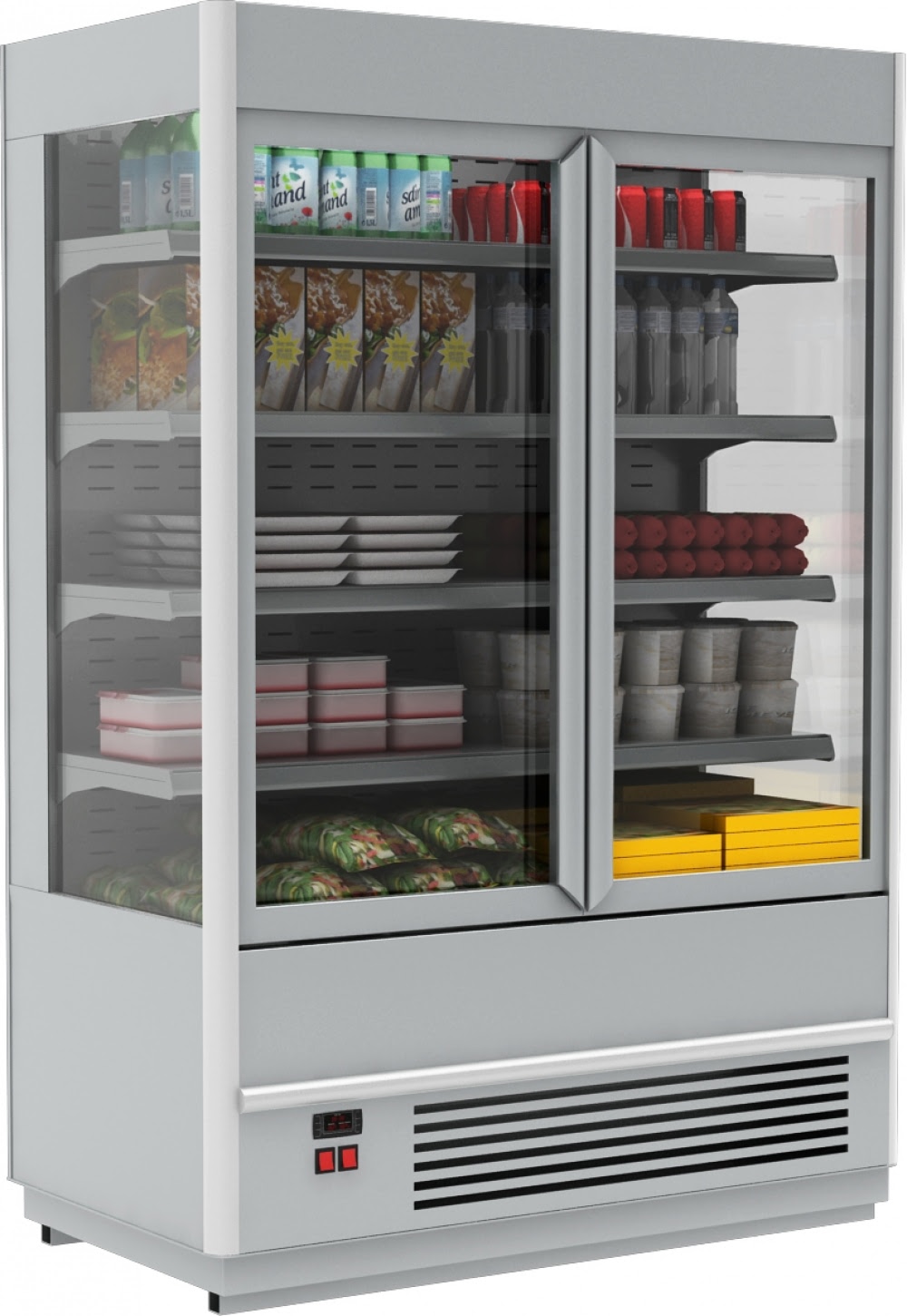 Холодильная горка CARBOMA CUBE STANDARD FC 20-07 VV 1,0-1 X5