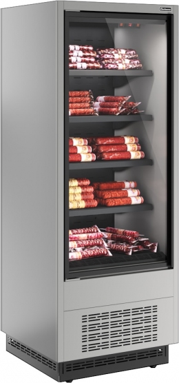 Холодильная горка CARBOMA CUBE 2 FC20-07 VV 0,6-1 X1 2.0 (боковины из металла)
