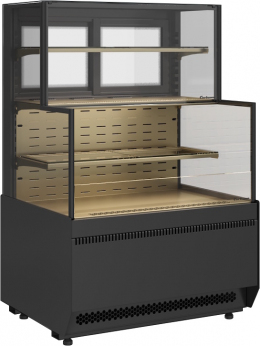 Кондитерская витрина CARBOMA CUBE 2 COMBI KC70 VV/VV 1,3-2-1 2.0 (боковины-ступеньки)