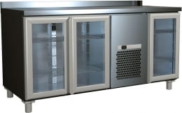 Холодильный стол ПОЛЮС T70 M3-1-G 9006 (3GNG/NT)