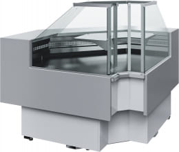 Холодильная витрина CARBOMA BAVARIA 2 GC110 VM-6 0011‑9006 динамика (внутренний угол 90)