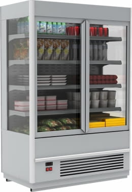 Холодильная горка CARBOMA CUBE FC 20-08 VV 0.7-1