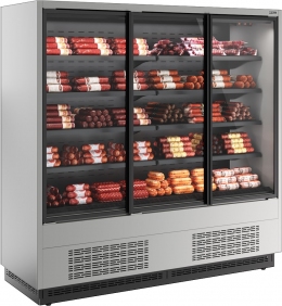 Холодильная горка CARBOMA CUBE 2 FC20-07 VV 1,9-1 X1 2.0 (боковины из металла)