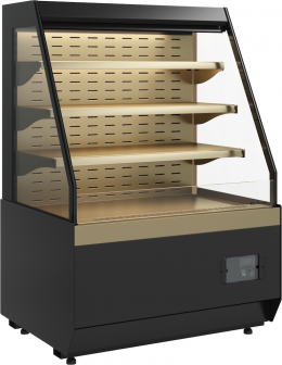 Холодильная горка CARBOMA CUBE 2 STANDARD KC70 VM 1,3-2 2.0 (скошенные боковины)